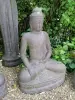 Artikelbild 1 des Artikels “Sitzender Buddha, Indien, 100 cm Höhe, Kunststein, hohl, handgefertigt & farbig. Gussstein mit antikem Finish, handgefertigt und nachbearbeitet. Eingefaerbt in der Farbe Antik-Finish “